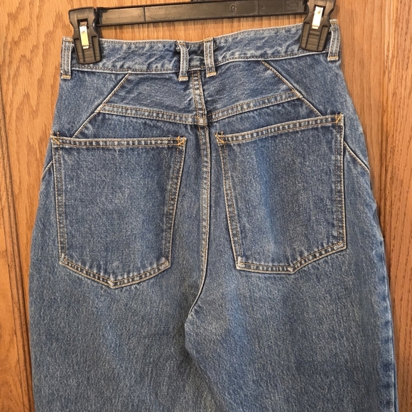Vintage 80s RIO by Stephen Mardon High Rise Blue Mom Jeans Womens 9 100% Cotton - Picture 4 of 12